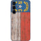 North Carolina Flag Dark Wood Galaxy A35 5G Skin
